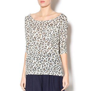 MINKPINK Cheetah Animal Print Top NWOT